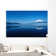 Scenic view of Mt Fuji and Lake Motosu Wall Mural