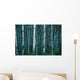 Forest Of Poplar Tree Trunks Wall Mural