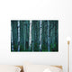 Forest Of Poplar Tree Trunks Wall Mural
