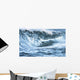 Beautiful Textures Surface Of A Shorebreak Wave About To Crash Wall Mural
