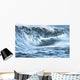 Beautiful Textures Surface Of A Shorebreak Wave About To Crash Wall Mural