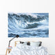Beautiful Textures Surface Of A Shorebreak Wave About To Crash Wall Mural