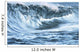 Beautiful Textures Surface Of A Shorebreak Wave About To Crash Wall Mural