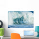 Beautiful Textures Surface Of A Shorebreak Wave About To Crash Wall Mural