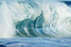 Beautiful Textures Surface Of A Shorebreak Wave About To Crash Wall Mural