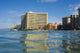 Sheraton Waikiki And Royal Hawaiian Hotel seen from Pacific ocean Wall Mural