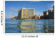 Sheraton Waikiki And Royal Hawaiian Hotel seen from Pacific ocean Wall Mural