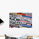 Economic Headlines Wall Mural