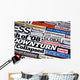 Economic Headlines Wall Mural