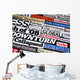 Economic Headlines Wall Mural