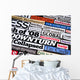 Economic Headlines Wall Mural