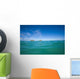 USA, Hawaii, Oahu, Pacific ocean with Mokulua island in background Wall Mural