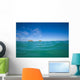 USA, Hawaii, Oahu, Pacific ocean with Mokulua island in background Wall Mural
