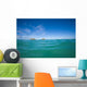 USA, Hawaii, Oahu, Pacific ocean with Mokulua island in background Wall Mural