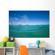USA, Hawaii, Oahu, Pacific ocean with Mokulua island in background Wall Mural