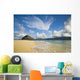 Hawaii, Oahu, View From Beach On Mokulua Islands Towards Waimanalo Wall Mural