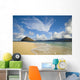Hawaii, Oahu, View From Beach On Mokulua Islands Towards Waimanalo Wall Mural