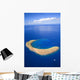 Hawaii, Maui, Molokini Crater, Aerial View Wall Mural