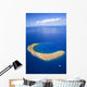 Hawaii, Maui, Molokini Crater, Aerial View Wall Mural