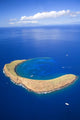 Hawaii, Maui, Molokini Crater, Aerial View Wall Mural