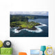 Hawaii, Maui, Keanae Peninsula Along The Road To Hana Wall Mural