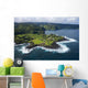 Hawaii, Maui, Keanae Peninsula Along The Road To Hana Wall Mural