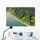 USA, Hawaii, Aerial view of road to Hana Wall Mural
