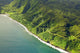 USA, Hawaii, Aerial view of road to Hana Wall Mural