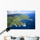 USA, Hawaii, Maui, Aerial view of town Wall Mural