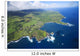 USA, Hawaii, Maui, Aerial view of town Wall Mural
