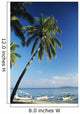 Indonesia, Fishing boats near Sengigi Wall Mural