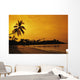 Indonesia, Bintan Island Resort, Beach At Sunset Wall Mural