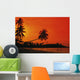 Indonesia, Bintan Island Resort, Beach At Sunset Wall Mural