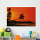 Indonesia, Bintan Island Resort, Beach At Sunset Wall Mural