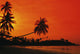 Indonesia, Bintan Island Resort, Beach At Sunset Wall Mural
