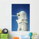 Close up of famous Merlion Fountain Wall Mural
