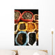 China, Lake Erhai Near Dali, Local Market At Wase, Dried Spices Wall Mural