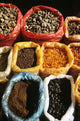 China, Lake Erhai Near Dali, Local Market At Wase, Dried Spices Wall Mural