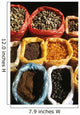 China, Lake Erhai Near Dali, Local Market At Wase, Dried Spices Wall Mural