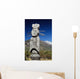 Naxi Ceremonial totems near Lijiang Wall Mural