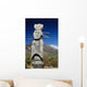 Naxi Ceremonial totems near Lijiang Wall Mural