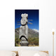 Naxi Ceremonial totems near Lijiang Wall Mural
