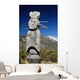 Naxi Ceremonial totems near Lijiang Wall Mural