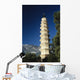 China, View of pagoda with mountain in background Wall Mural