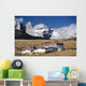 China, Jade Dragon Snow Mountain in background Wall Mural