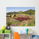 Thailand, Bungalows in Toong Bua Tong Forest Park Wall Mural