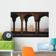 India, View of Red Fort from Jama Masjid Wall Mural