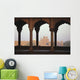 India, View of Red Fort from Jama Masjid Wall Mural