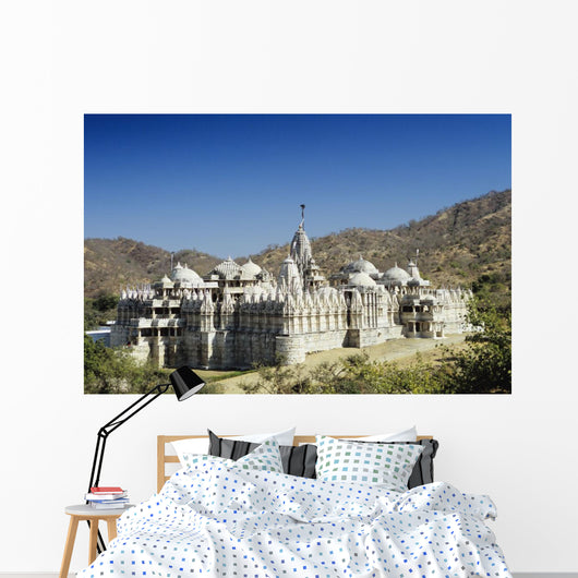 India, Rajasthan, Ranakpur, The Jain Temple Of Ranakpur Wall Mural