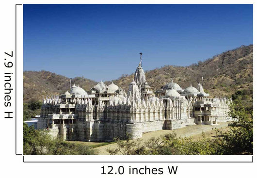 India, Rajasthan, Ranakpur, The Jain Temple Of Ranakpur Wall Mural